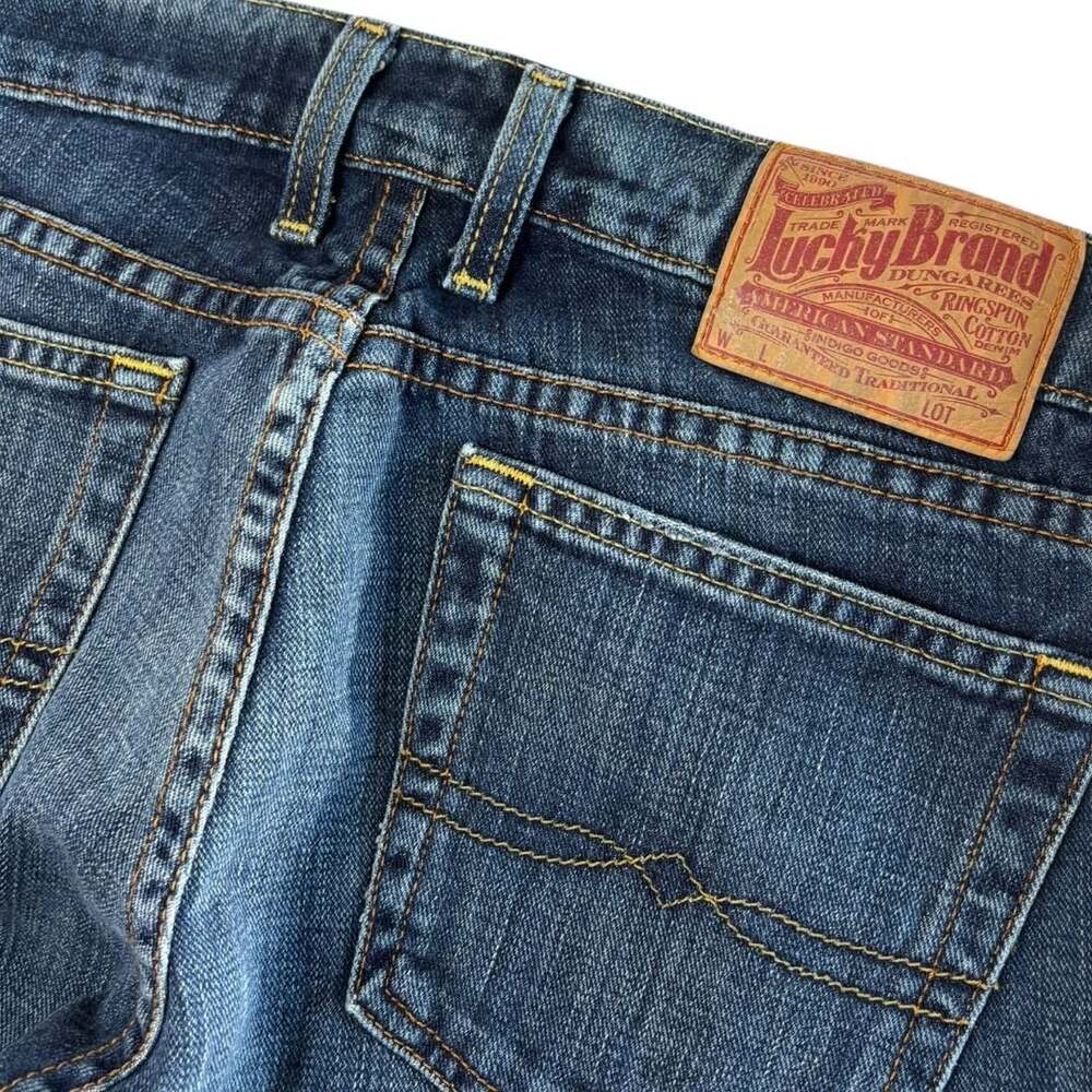Lucky Brand Sundown Straight Leg Denim Jeans Women’s Size 2/26 Short Inseam - Picture 4 of 8